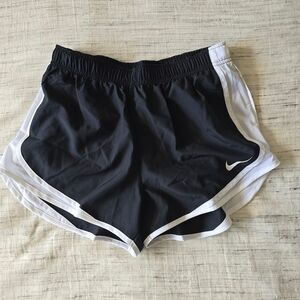 Nike Women's Athletic Shorts in Black and White